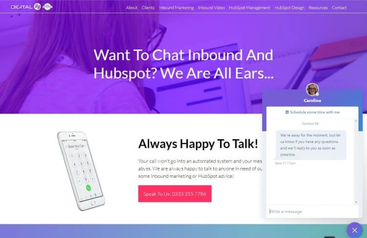 page contact